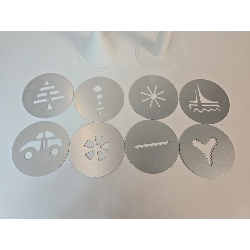 Hamilton Beach Super Shooter 8 Cookie Discs 2 Decorating Tips Replacements 80000